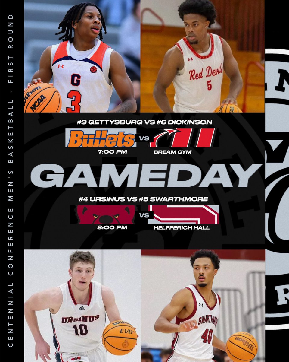 CentennialConf's tweet image. 🏆 BASKETBALL FIRST ROUND

The 2025 Centennial Conference Men’s &amp;amp; Women’s Basketball Tournaments tip off TONIGHT!

WBB Champs Central: bit.ly/41hGGDf
MBB Champs Central: bit.ly/3XjWi82

#CCmbb #CCwbb #d3hoops