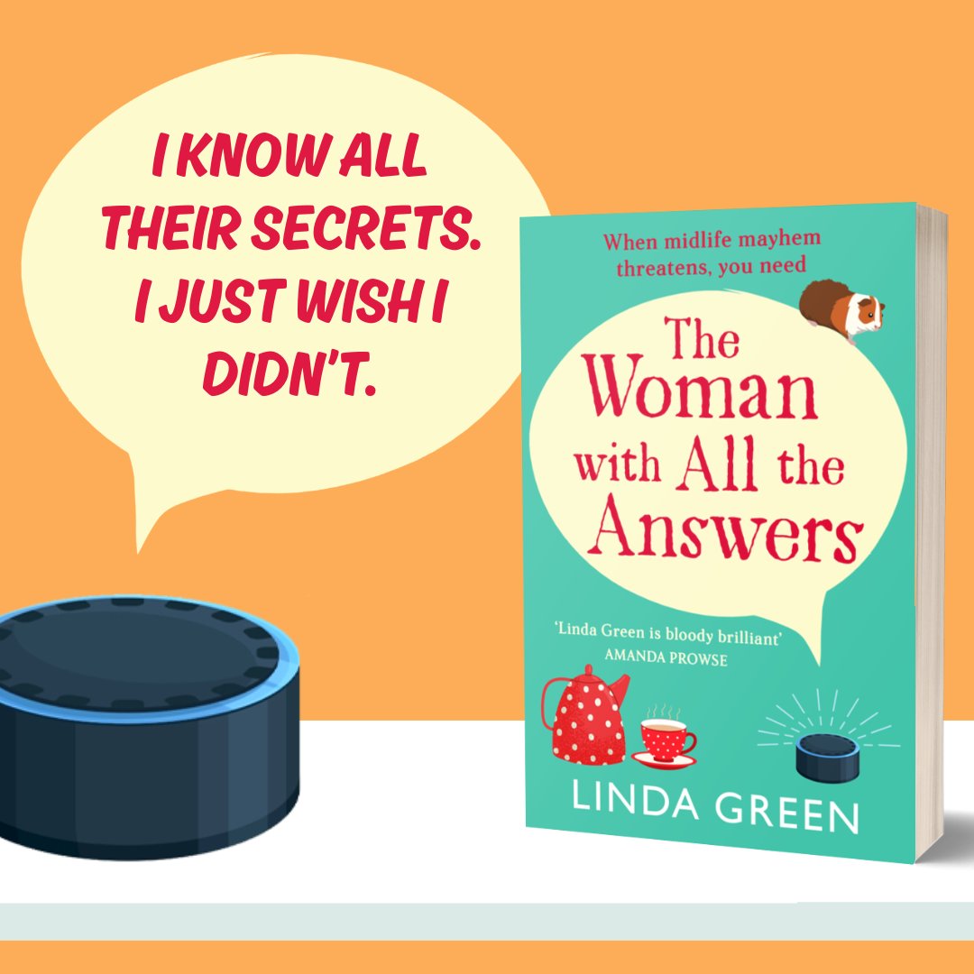 #TheWomanWithAllTheAnswers, a brand new laugh-out-loud read by @lindagreenisms, is out this Wednesday! Pre-order your copy now:  mybook.to/AllTheAnswers ✨📚
