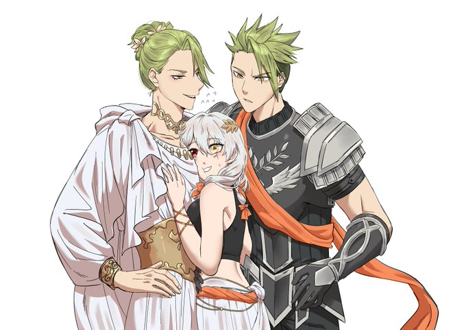 #อคิอายะ #เฟทยูเมะ #FGO夢 Pyrrha x Aya x Achilles Artist : Lawrence Akatsuki