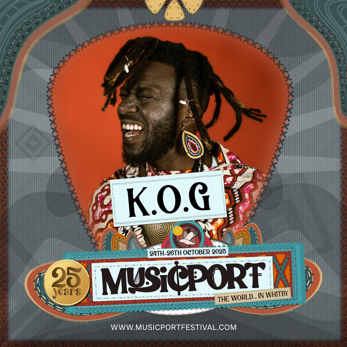 📷 We’re kicking things off with a bang - K.O.G is the FIRST artist announced for the #Musicport2025 lineup!📷