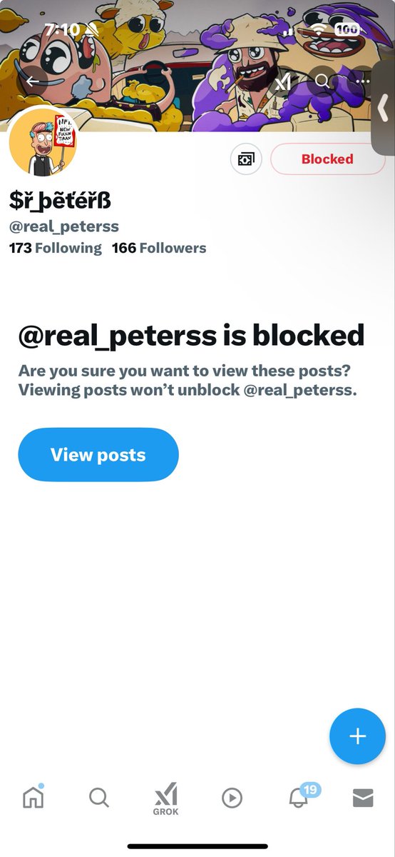🚨REPORT &amp; BLOCK THIS MFER IMMEDIATELY IMPERSONATING <a href="/srpeters/"></a> 🧠🧠🧠🧠