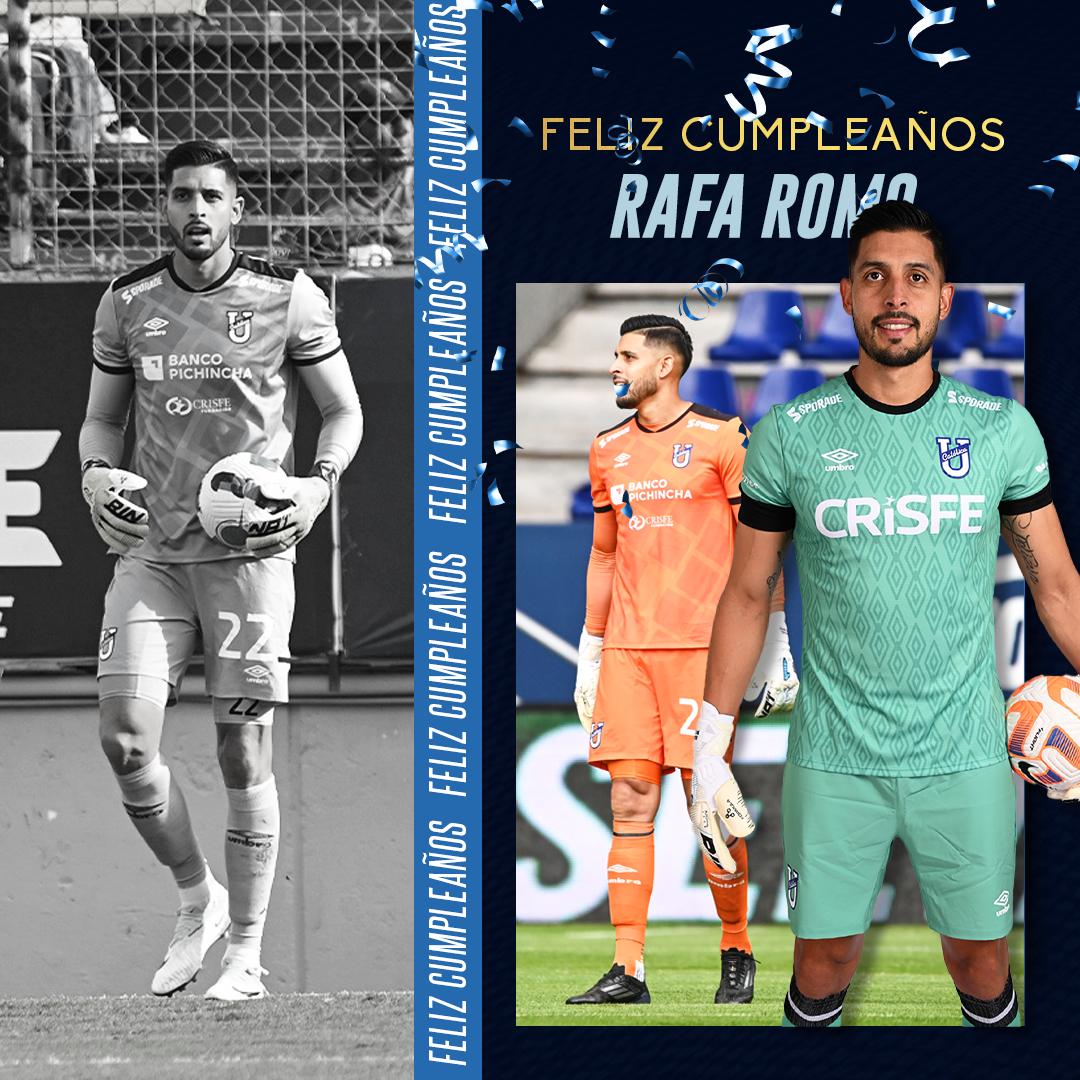 🎉| Hoy celebramos y deseamos un feliz cumpleaños a <a href="/RafaRomoGK/">Rafa Romo</a> arquero de nuestro #TrencitoAzul

¡Felicidades en tu día Rafa! 🎈

#TodosPorCatólica
#FamiliaCammarata
#TrencitoAzul