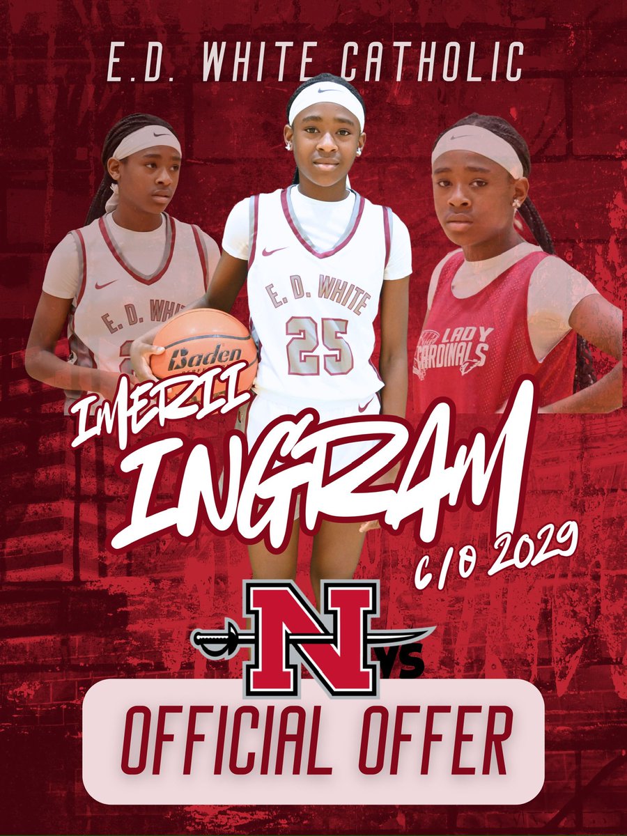 ImmiLou5's tweet photo. After a great conversation with @coachpayne_JP , Im blessed to receive my first D-1 offer from @Nicholls_WBB🏀❤️🖤Blessed🙏🏾🙏🏾 @coachcenac @LBR_Basketball @RepYourCityHoop @PGHLouisiana @MikeCoppage1 @AIMSportsMedia @Gybcircuit_ @JrAllStarBB @risingbluestar1 @casey_gisclair @courierchris