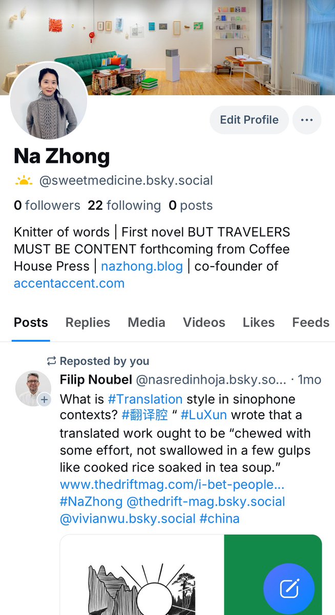 Slowly migrating to Bluesky now because I almost never see posts from people I actually follow here! Let’s connect there.