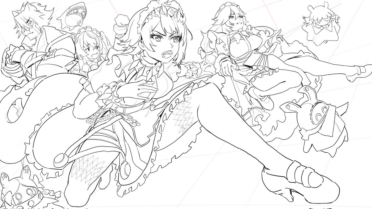 Victoria houskeeping

#ZenlessZoneZero  #ゼンレスゾーンゼロ #illustration #sketch