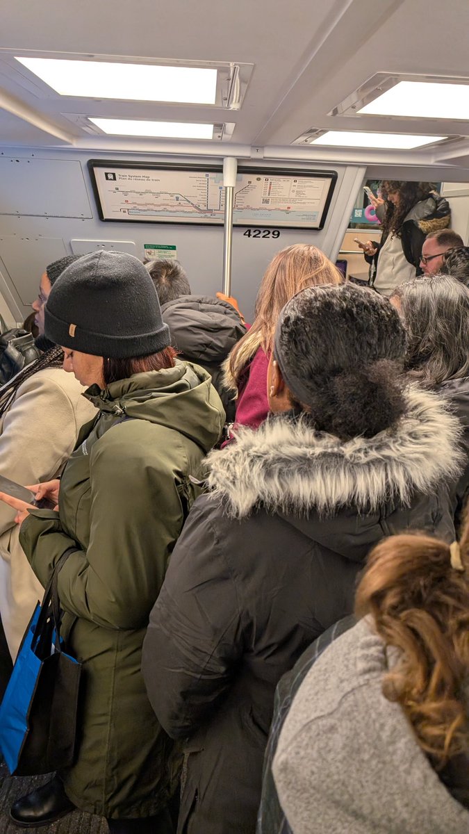 mpfreshmeat's tweet photo. @GOtransit it's the same thing this morning....no seats available in site from Rouge to Union at 7:05.... https://t.co/cNAsjctFYn