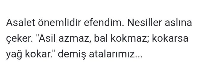 Ftsynn's tweet photo. Aslehu neslehu 
#Aslın ne ise neslinde odur https://t.co/RP4FYsWLRH