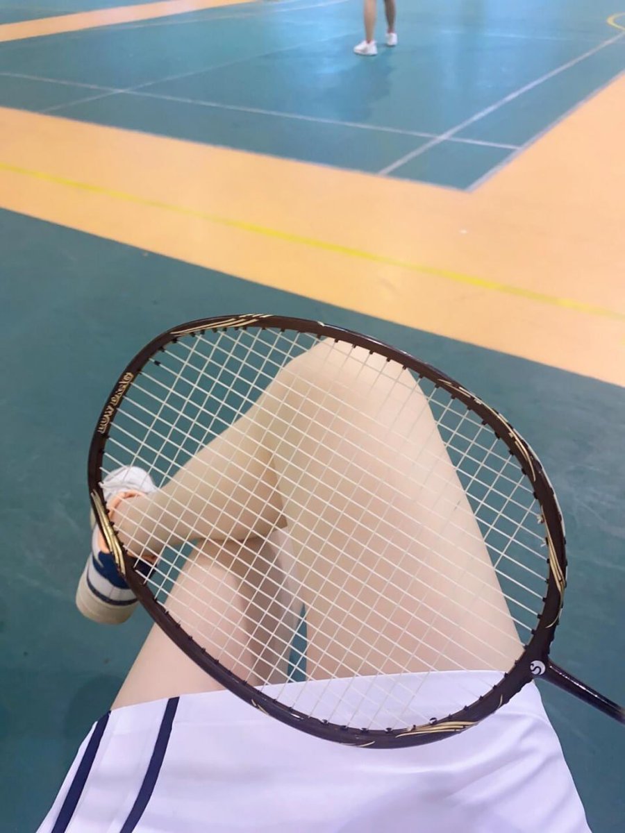 Badminton, get moving, haha
