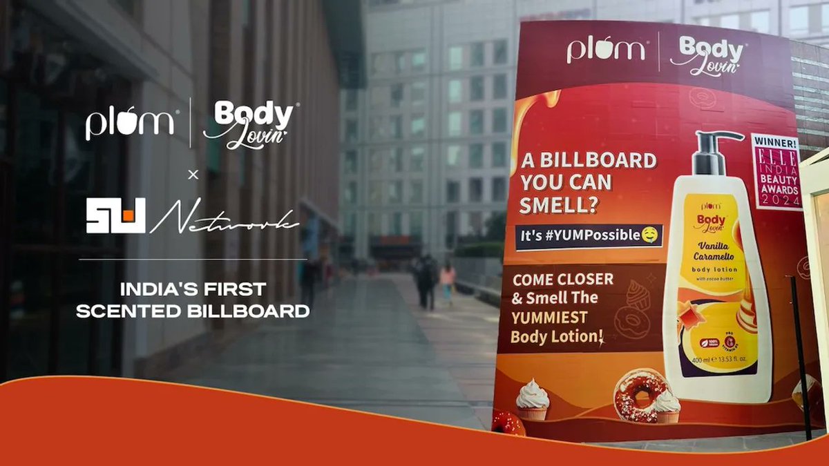 BestMediaInfo's tweet image. Plum BodyLovin' launches scented billboard at Gurugram's Cyber Hub 

bestmediainfo.com/mediainfo/adve… 

#billboard #CyberHub #PlumBodyLovin #SWNetwork