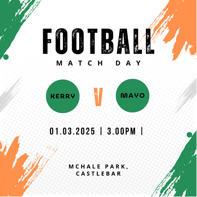 KerryAssoc's tweet photo. The Association are organising a Bus to Castlebar for our game against Mayo. 
 
Date: Saturday 1st March.
Time: 9.30 am
Departure: The Gresham Hotel, O'Connell Street
 
Join us on our trip West of the Shannon take 1! If interested, please contact Mary Shanahan on (087) 9262789. https://t.co/610wzPtq9p