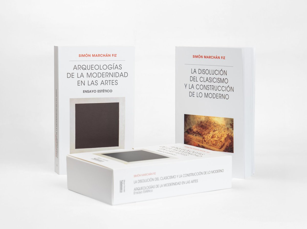 Metamorfosis (Estética y Teoría de las Artes de Ediciones (USAL)), ha reeditado dos obras fundamentales de Simón Marchán Fiz: 
-La disolución del clasicismo y la construcción de lo moderno 
-Arqueologías de la modernidad en las artes. Ensayo estético
seyta.org/reedicion-de-o…