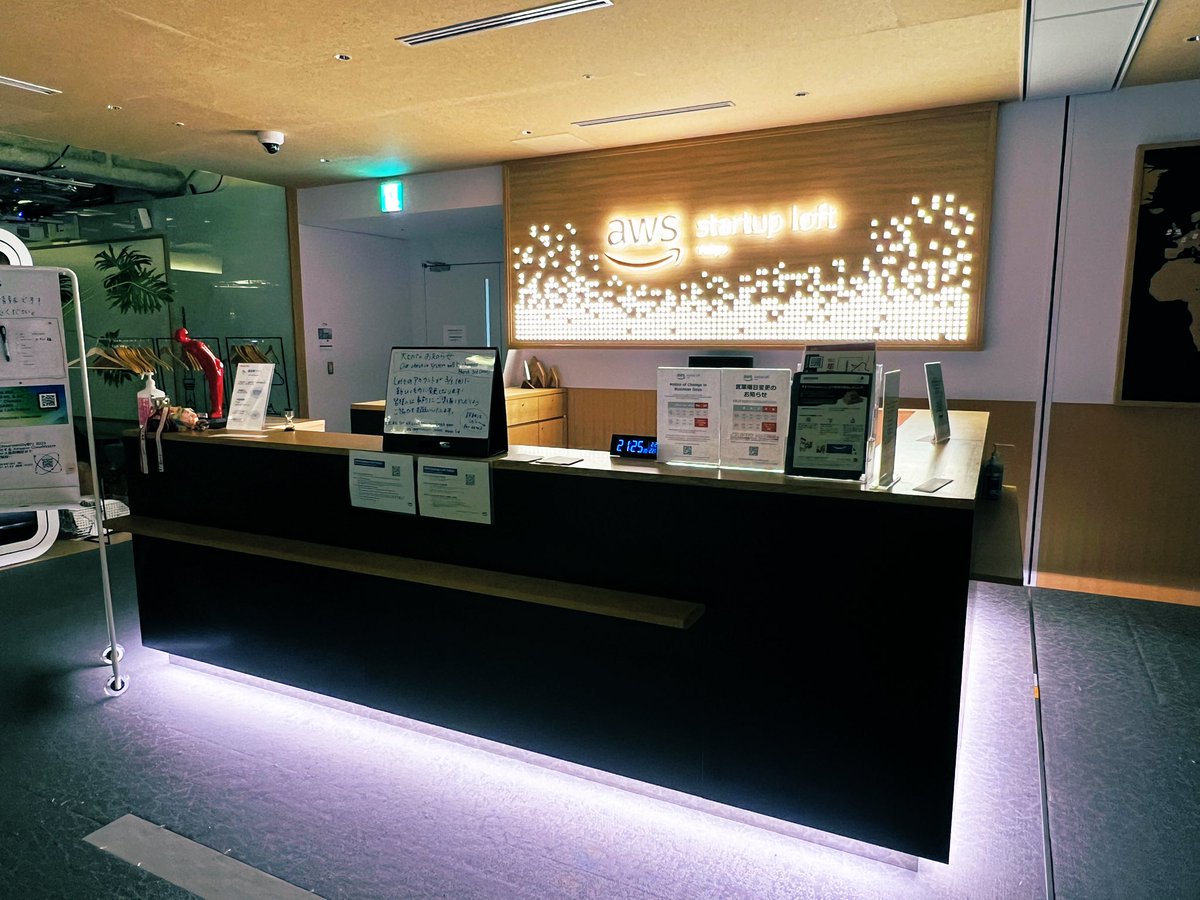 akitsukada's tweet image. セーブポイント #awsstartuploft