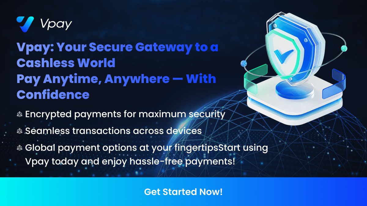 Vpay_official's tweet photo. 🍻#Vpay: Secure, cashless payments anytime, anywhere! 💳 https://t.co/ZJ1efV32B0