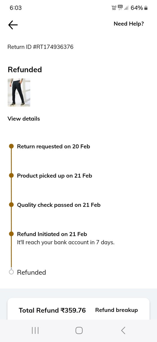 AtulMis30523806's tweet photo. @AJIOLife kab tak mera refund aayga?? https://t.co/3BCbLb0GCH