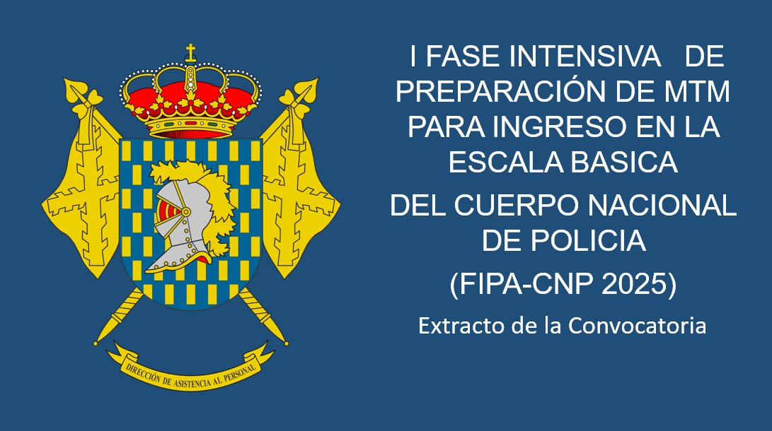 Fase Intensiva de preparación en la RMASD "Navacerrada" Cercedilla (Madrid) organizada por DIAPER-ET
Más Info: defensa.gob.es/sapromil/notic…