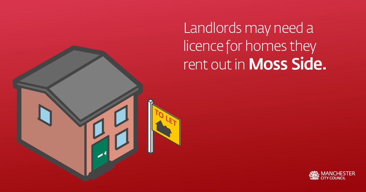 Selective licensing will be coming to some parts of Moss Side.

This scheme aims to improve housing standards and management of privately rented properties.

See if your home is covered and find out more at manchester.gov.uk/info/500368/se…
