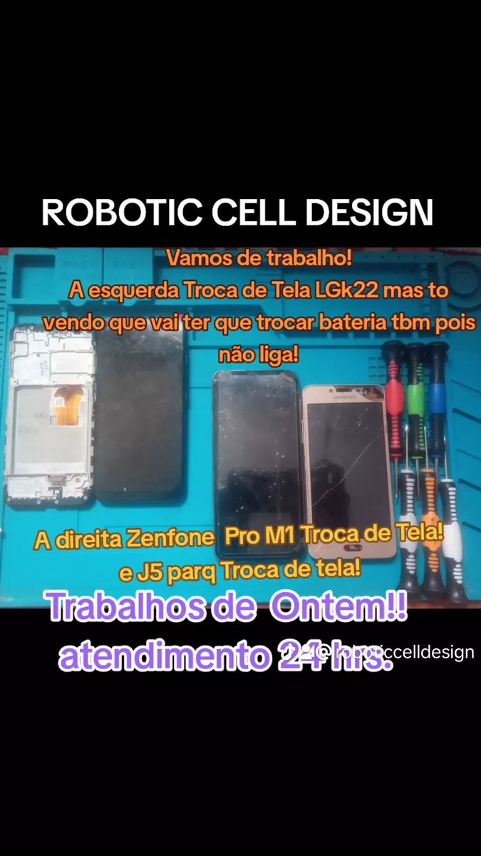 RoboticcellD's tweet image. Ja apareceu serviço!!