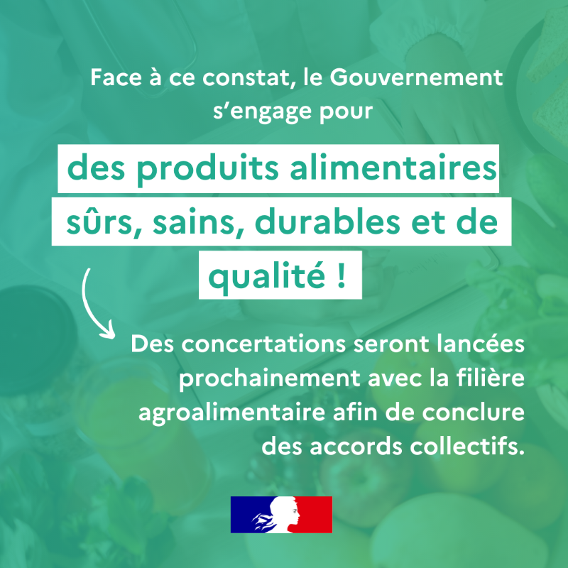 Sante_Gouv's tweet photo. #SIA2025 | 📣 Dès 2025, le Gouvernement s'engage pour améliorer la qualité nutritionnelle des produits alimentaires et la santé de tous. 

Objectifs : 
➖ de sel, de sucres et de gras,
➕ de fibres.

Retour sur la charte d'engagements ⬇

@CaVautrin @AnnieGenevard @ANIA_FRANCE