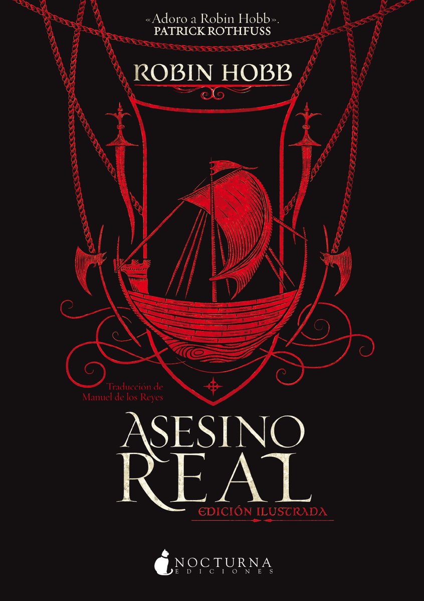 NocturnaEd's tweet photo. «Por un breve espacio de tiempo fui feliz y, don aún más preciado, supe que lo era».

En mayo vuelve la reina de la fantasía a librerías, noctámbulos. Reeditamos la trilogía del #Vatídico, de @robinhobb, con ilustraciones de #MagaliVilleneuve ✨ https://t.co/Q64LsE8tIk