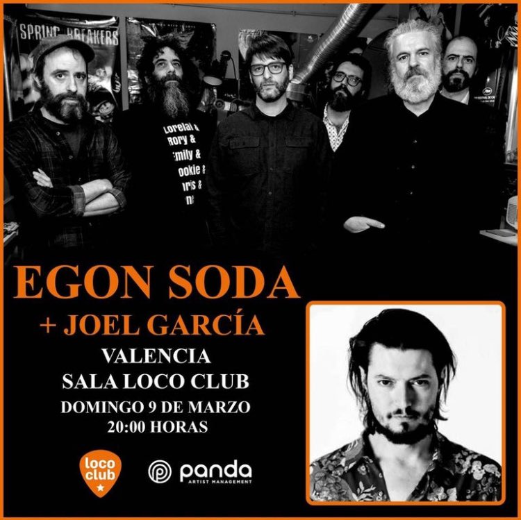 Joel García se apunta a una noche de rock, pelo y cariño en Valencia. 
¿Te vienes? 

Entradas 👉 musikaze.net/web/?menu=138&…