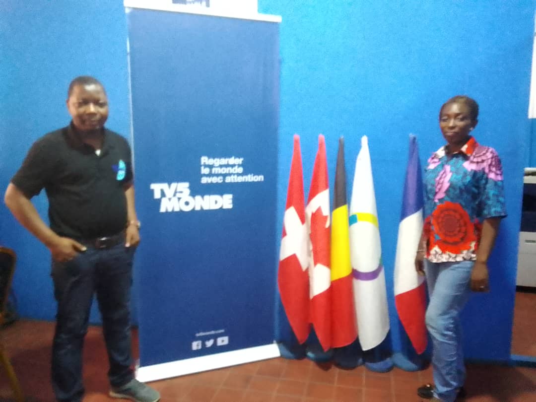 Visit of a school proprietress at MAISON TV5MONDE LAGOS this Tuesday 25/2/2025