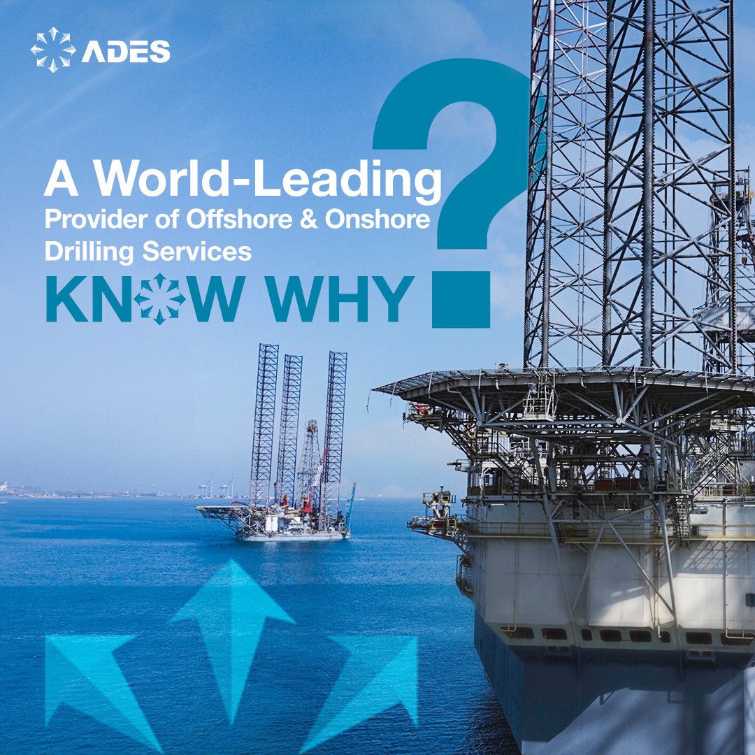 ADESDrilling's tweet image. At ADES, we go beyond drilling, we lead in the oil and gas drilling sector. In the coming weeks, learn more about how our rigs, projects, and expertise drive success worldwide.
Stay tuned!

#ADES #ADESdrilling #KnowWhy #IamADESandProud #ADESEarnings

تتخطى إمكانات أديس كونها مجرد…