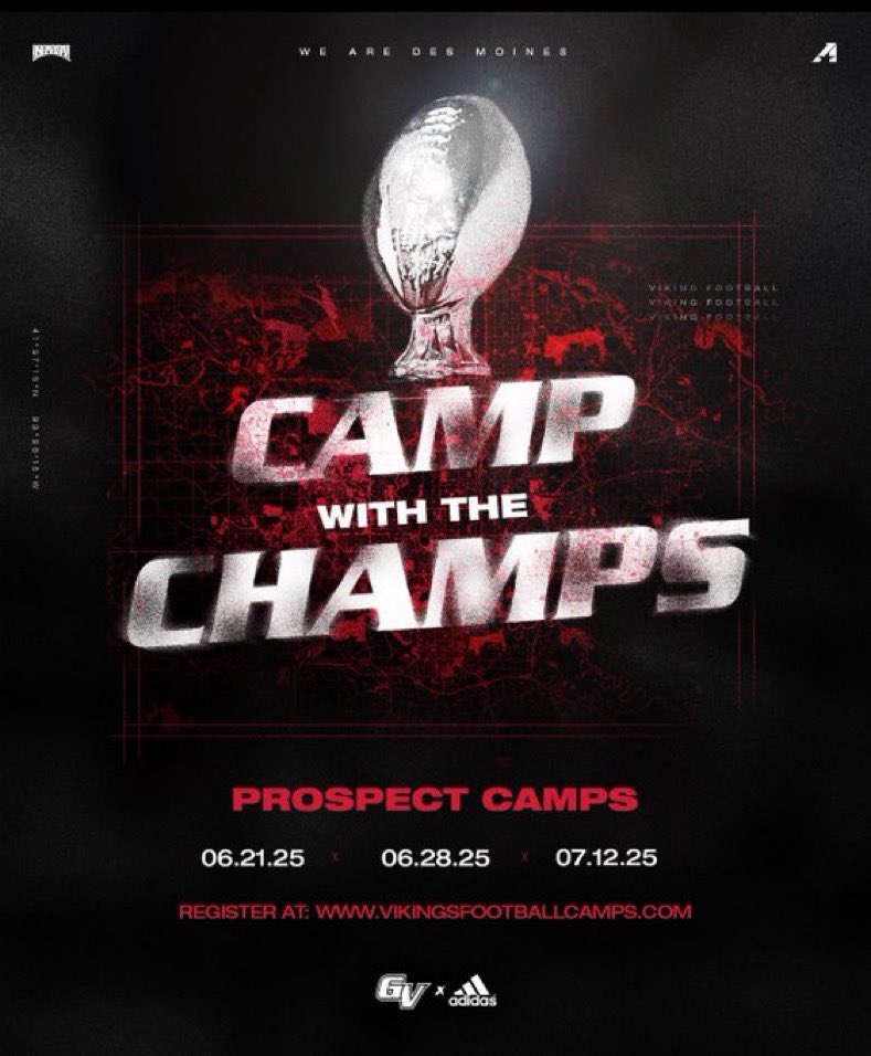 TreTucker23's tweet photo. Grateful for the camp invite from @GVVikingFB &amp; @KnockJordan 
#AGTG https://t.co/8AnkyRAdQJ
