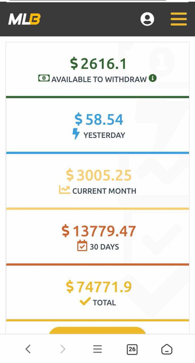 HarryPeach23501's tweet image. "Fast &amp;amp; Reliable! ⚡ #Melbet Commission Payouts are here! 💸 Instant withdrawals, no delays, and easy cashouts! 💯 Join now and start earning with Melbet! 🔥
Contact 👉t.me/harryVNgeo for details 
 #MelbetAffiliate #HighCommissions #PassiveIncome