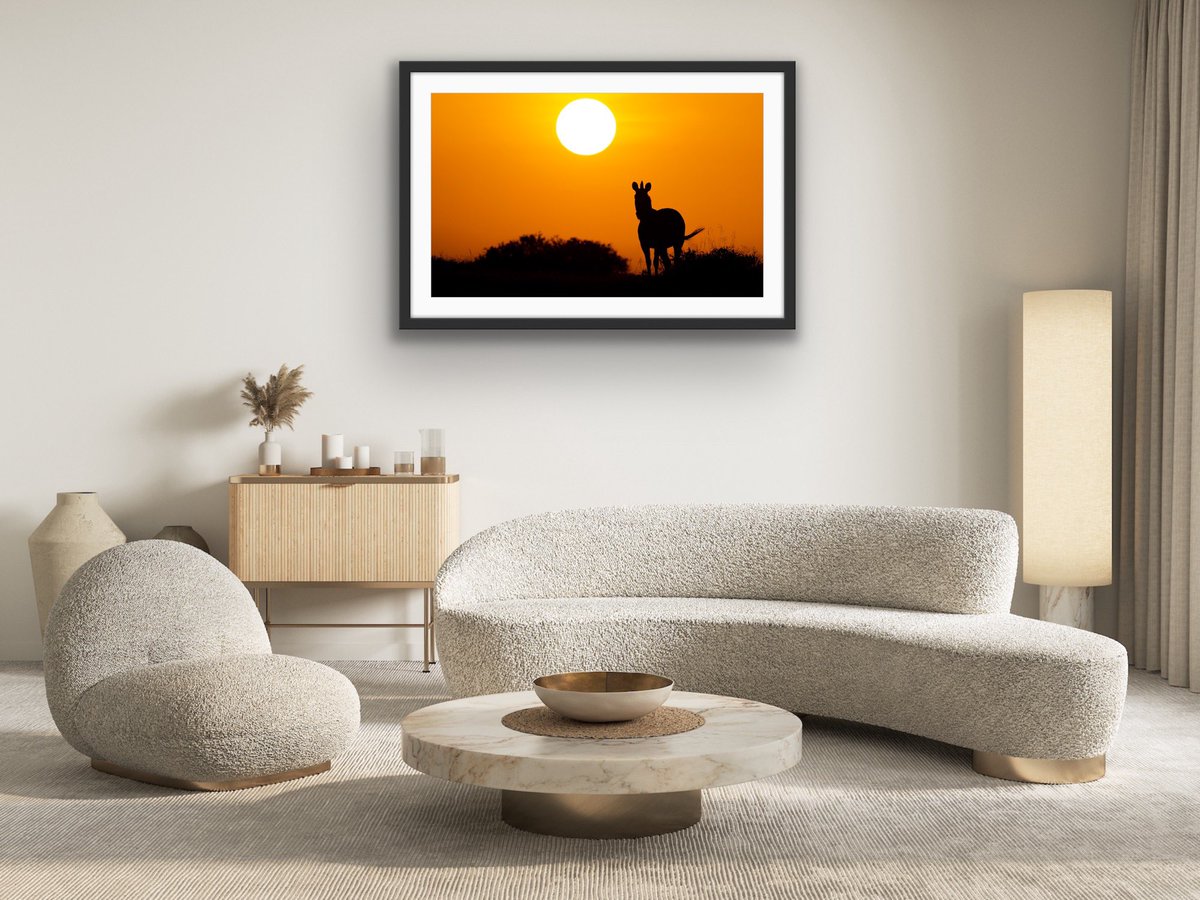 Bring a piece of Botswana’s wild into your personal space!

Own this masterpiece and bring the essence of the wild into your home or office. Available in different dimensions and can be printed on: Fine Art paper, Canvas or Metal.

DM for enquiries

#ZebraSilhouette #WildlifeArt