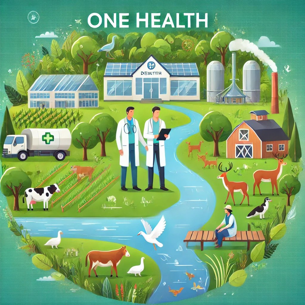 UzayisengaGerm1's tweet photo. One Health is a holistic and collaborative approach that seeks to sustainably maintain and enhance the well-being of humans, animals, plants, and ecosystems. It acknowledges the interconnectedness of human health, wildlife, domestic animals, plant life, and the ecosystem. https://t.co/qBqKZ4MEEX