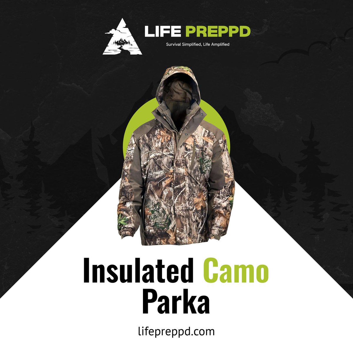 lifepreppd's tweet image. Stay ready year-round with this versatile camo parka! A waterproof outer shell and a cozy interior jacket can be worn together or separately for any weather. 🌧️❄️

👉 lifepreppd.com/product/insula…

#LifePreppd #SurvivalGear #YearRoundProtection