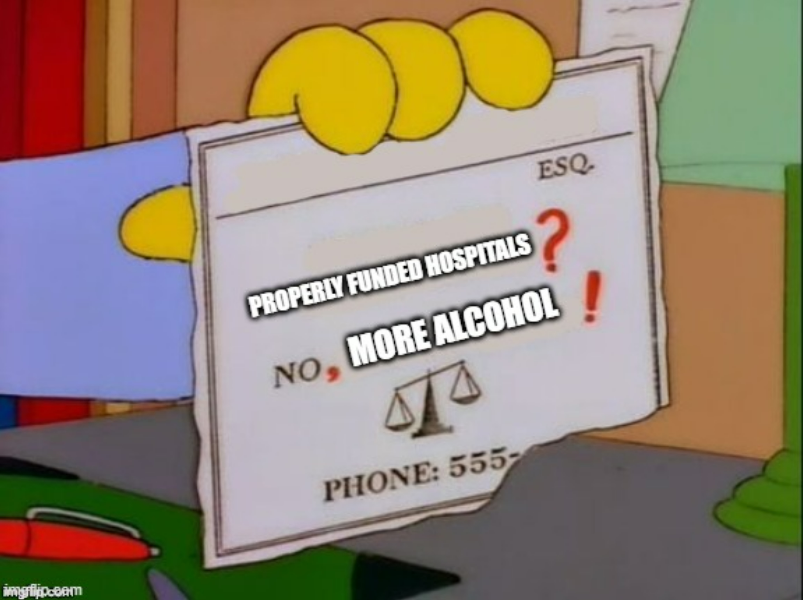 Why is it always alcohol?

#onpoli