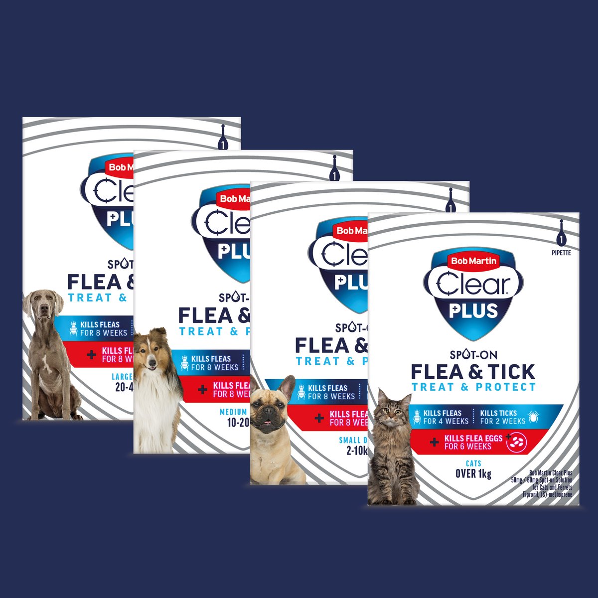 Looking to banish fleas from your home? Look no further than Bob Martin's Spot On Flea Treatment, the easy solution to keep your pets and home flea-free! 🐾