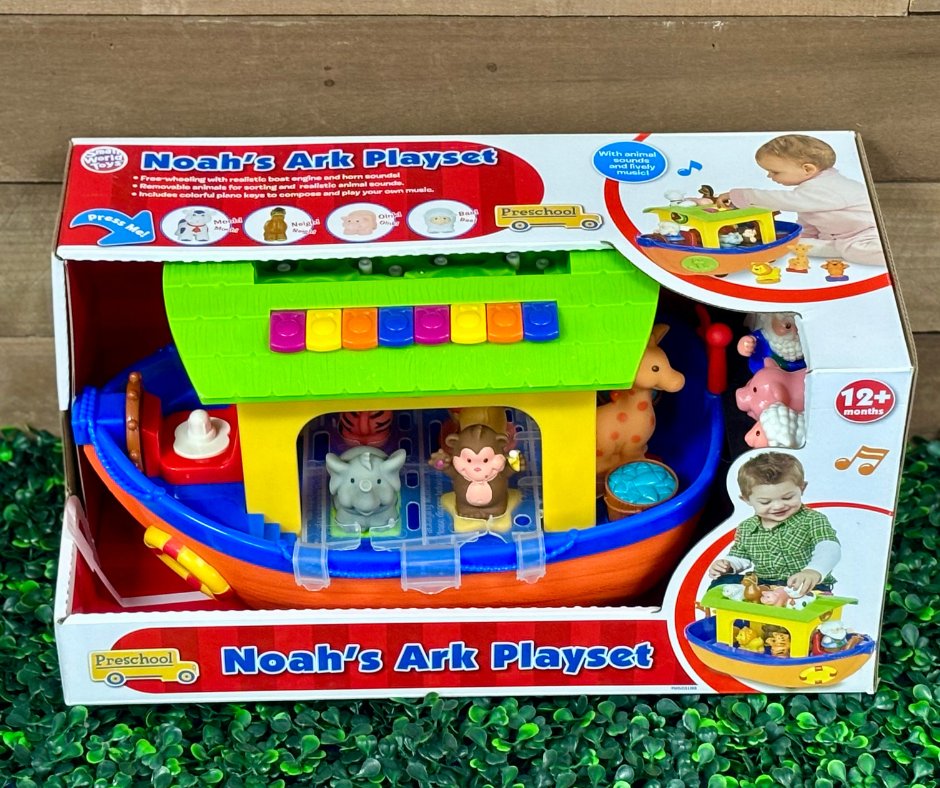 Noahs Ark Playset available at Zachary Toy Store located inside Fun Time Pools #shoplocal #shopsmall #funtime #toystore