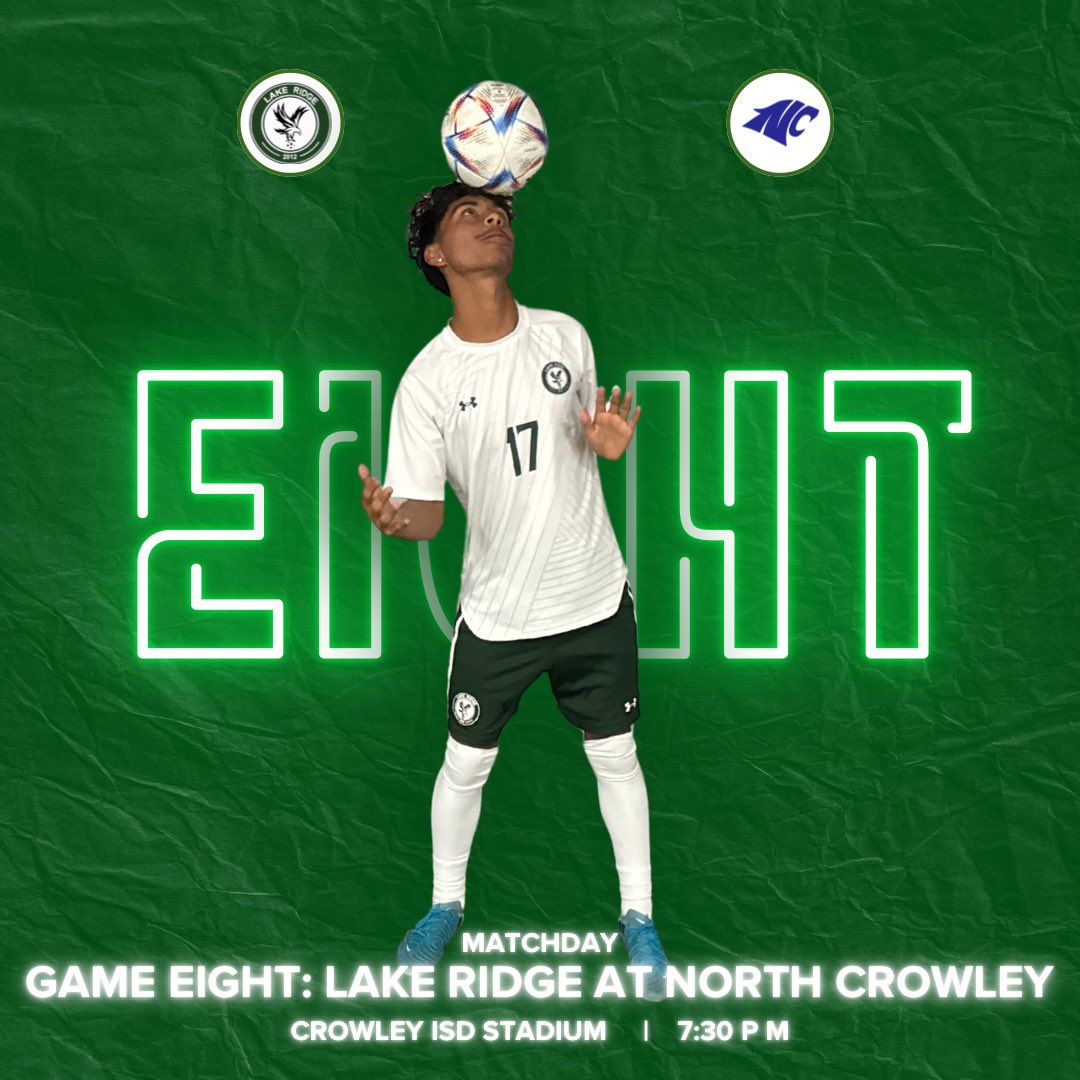 Lake Ridge Soccer (@lakeridgesoccer) on Twitter photo District Game #8
π North Crowley
π 2.25.25
ποΈ Crowley ISD Stadium
β±οΈ JV2 - 4:30pm | JV1 - 6pm | V - 7:30pm
ποΈ events.hometownticketing.com/boxoffice/crowβ¦
<a href="/MISDathletics/">MISD Athletics Dept.</a> <a href="/alltheway30/">Ashley Alloway</a> District Game #8
π North Crowley
π 2.25.25
ποΈ Crowley ISD Stadium
β±οΈ JV2 - 4:30pm | JV1 - 6pm | V - 7:30pm
ποΈ events.hometownticketing.com/boxoffice/crowβ¦
<a href="/MISDathletics/">MISD Athletics Dept.</a> <a href="/alltheway30/">Ashley Alloway</a>
