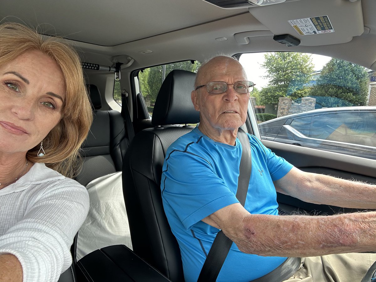 Eleven years ago, my mom found out she had cancer. She called me and asked me to make sure my dad was taken care of.  Today marks 11 years since she left this world.  Last night I told her that we have Dad and will care for him until he dies.  The second picture is the day my 93