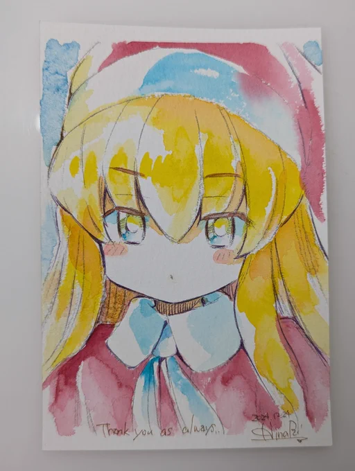 これは、ファンティアのお礼用に描いたシリーズ。今年もタイミングのいい所でやりたいですね! 