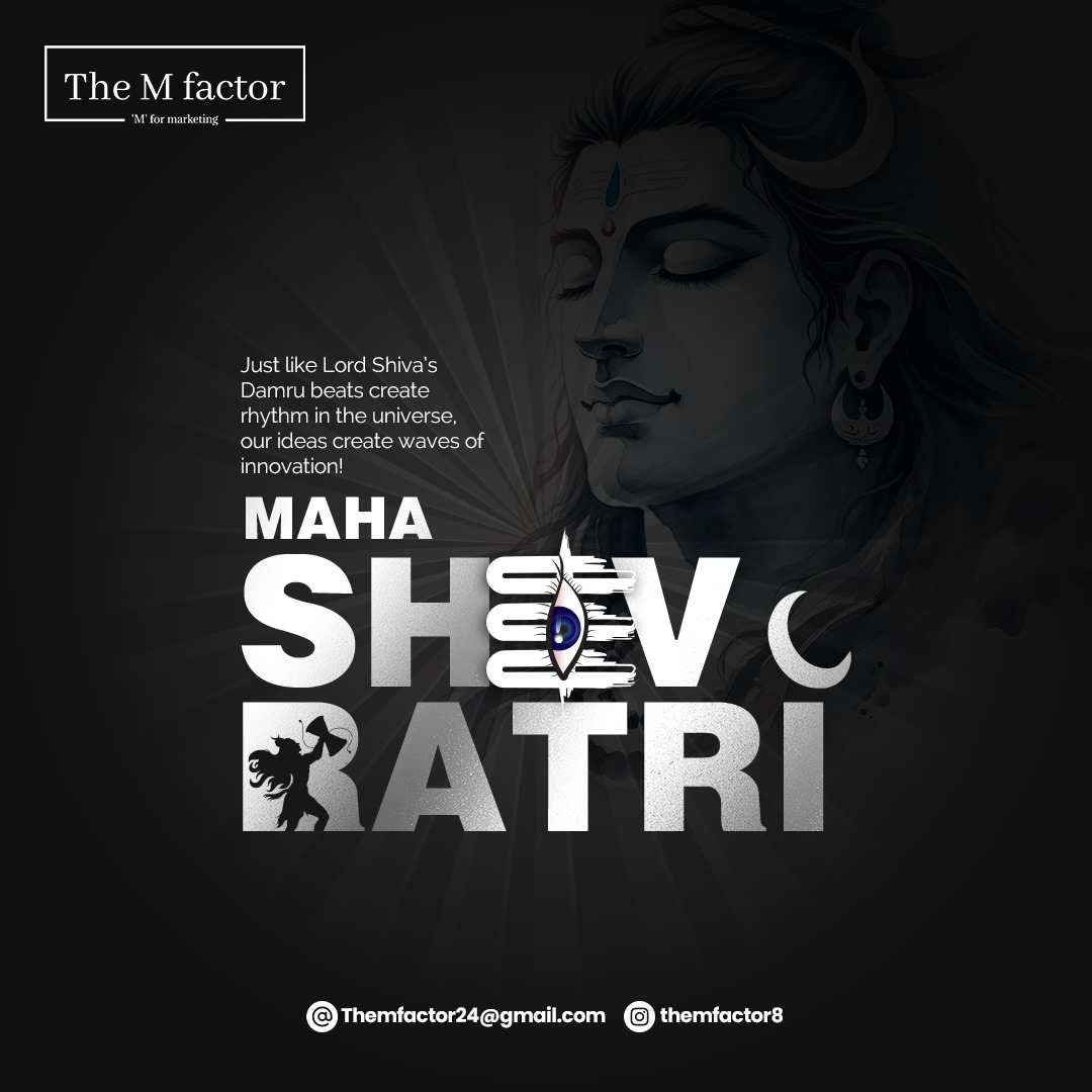 themFactor8's tweet photo. Transform. Create. Elevate.  Just as Shiva embodies change, we redefine brands with ideas that captivate, inspire, and evolve.  With creativity as our third eye, we see beyond the ordinary to craft something truly divine.🙏🙏

#themfactor #Mahashivaratri2025  #festival2025 https://t.co/jh6cqqftfJ