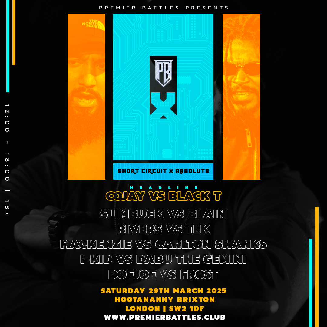 LONDON!

We're back at the end of next month with a stacked card at a fire venue!

What more do you want?

Tickets: premierbattles.club