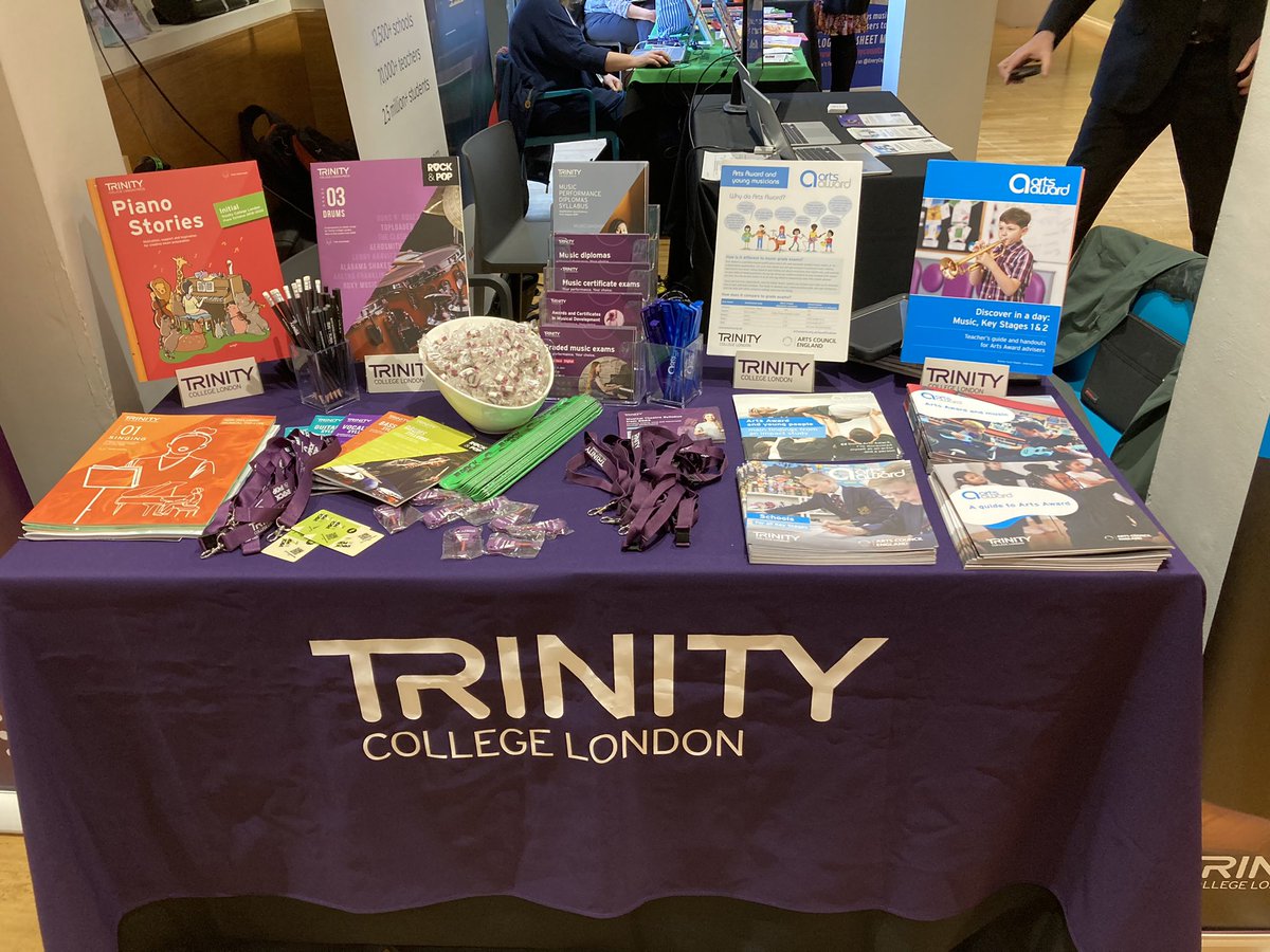 We're delighted to be joined by a number of Trade Stand Exhibitors at this year's Music Education Conference, including:
 
<a href="/MusicFirstUK/">MusicFirstUK</a> <a href="/TrinityArtsUKI/">Trinity College London Music and Drama</a> <a href="/EveryCopyCounts/">Every Copy Counts</a>, Narnia Libraries 🎶
 
#MusicEdConference2025 #ACEsupported