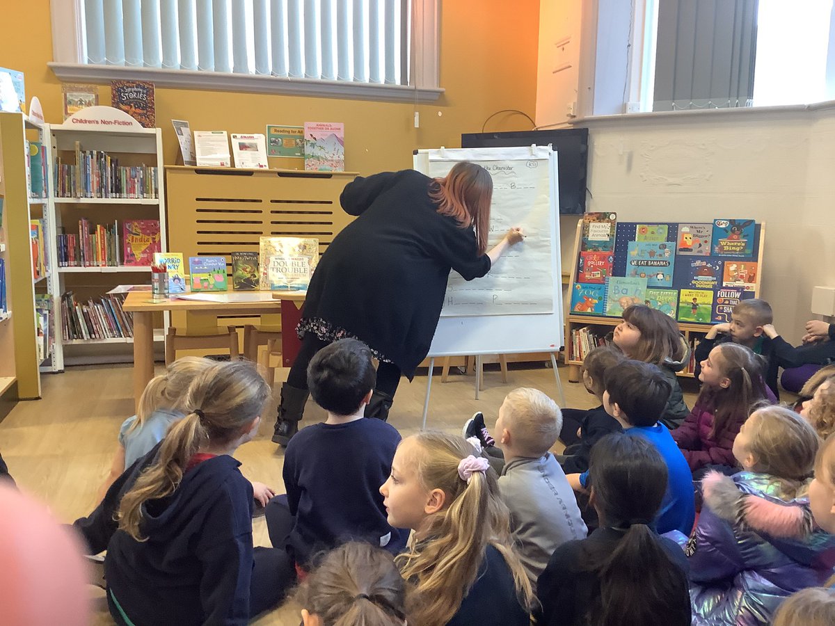 MrsLM_Thatto's tweet photo. We had a lovely day today visiting Thatto Heath library in preparation for world book week next week. https://t.co/qluBc7wytx