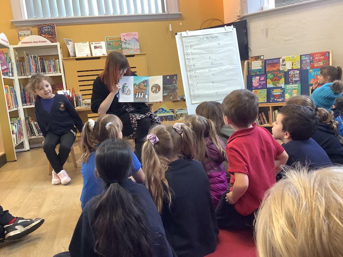 MrsLM_Thatto's tweet photo. We had a lovely day today visiting Thatto Heath library in preparation for world book week next week. https://t.co/qluBc7wytx