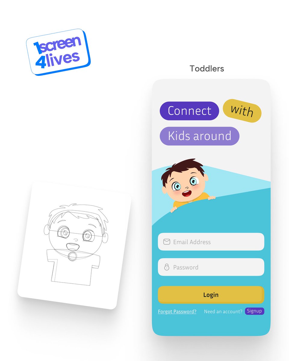 amancalledjoel's tweet image. #1Screen4Lives I designed one screen with changes for different ages.
1. Kids - colourful
2. Teens - Fun and interesting
3. Adults - Minimalistic
4. Seniors - Large fonts and high contrast