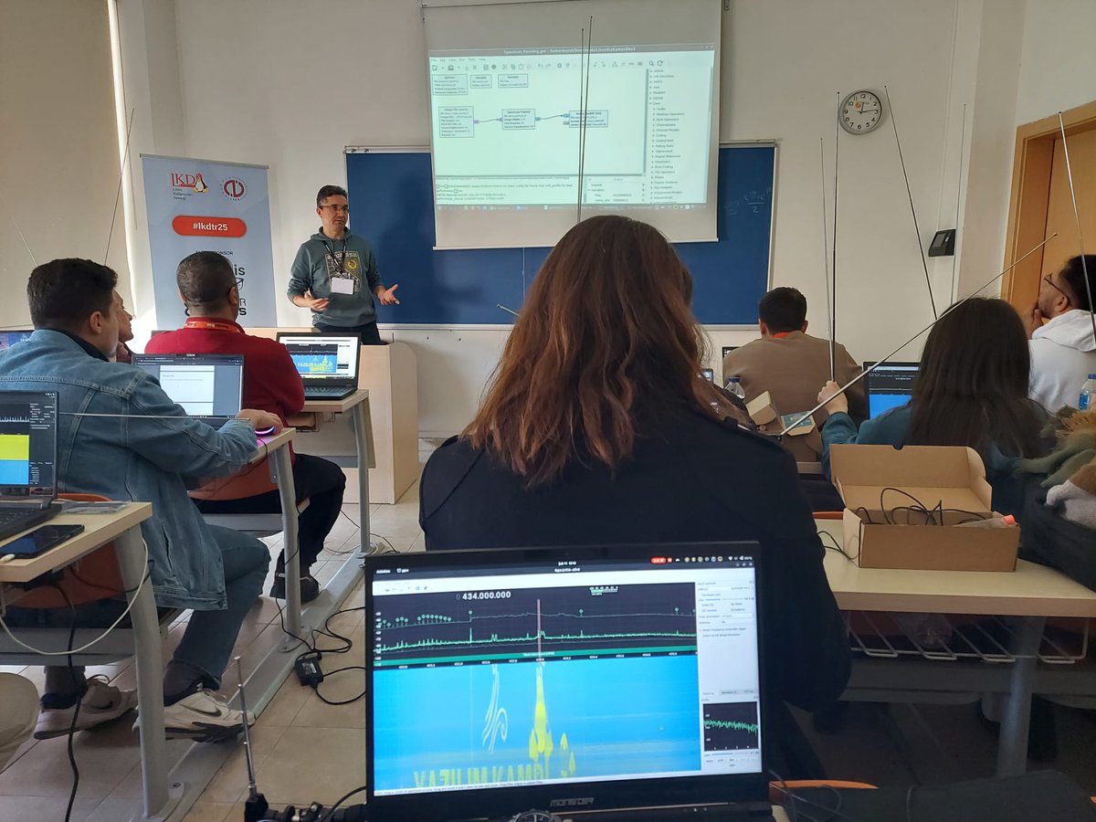 I am thrilled to share that I have completed the "Applied Communication Systems with <a href="/gnuradio/">GNU Radio Project</a>"  camp organized by the <a href="/lkdtr/">Linux Kullanıcıları Derneği</a>. Throughout this program, our esteemed instructor, <a href="/muratsever/">muratsever</a>, shared his extensive knowledge and experience on many topics... 
#lkdtr25 #sdr #gnuradio