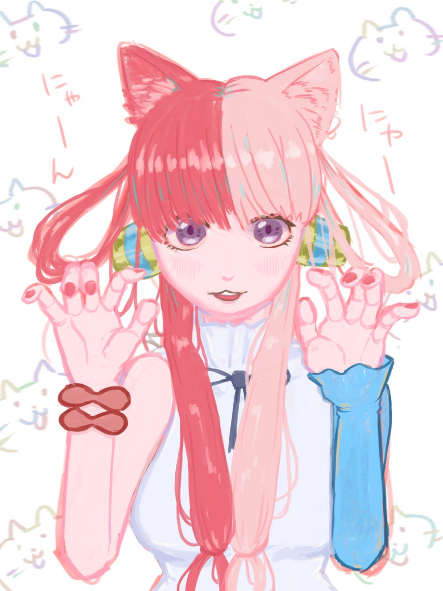 ch3coohz's tweet photo. 厚塗り猫ウタちゃん https://t.co/AQtlT7GUgr