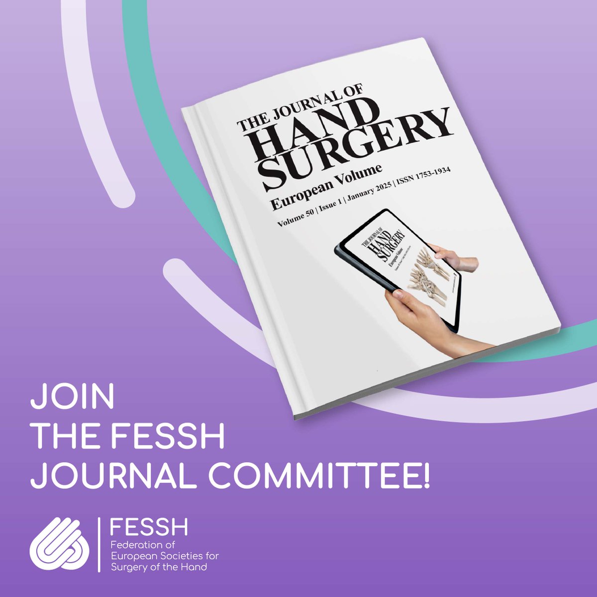 FESSH (@fessheurope) on Twitter photo Passionate about hand surgery? 📣 The Journal of Hand Surgery (Eur) is expanding, and we want YOU on the FESSH Journal Committee.
Send your CV & motivation letter to journal@fessh.com. Let’s grow together!
fessh.com/journal-of-han…
#fessh #handsurgery Passionate about hand surgery? 📣 The Journal of Hand Surgery (Eur) is expanding, and we want YOU on the FESSH Journal Committee.
Send your CV & motivation letter to journal@fessh.com. Let’s grow together!
fessh.com/journal-of-han…
#fessh #handsurgery