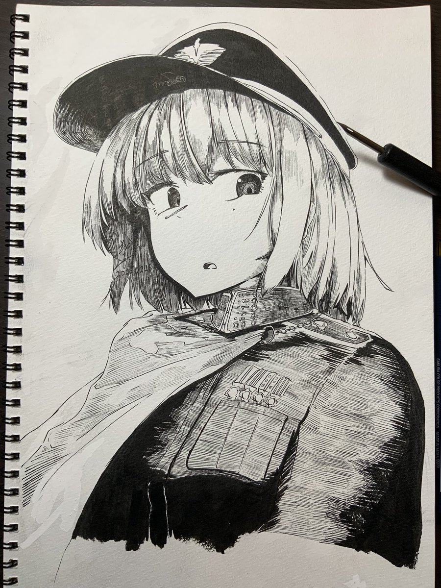 真田さん

オリジナルアナログ画
軍服
#マンガ
#イラスト
#絵描きさんと繋がりたい 
#冬の創作クラスタフォロー祭り 
#RuderGigas