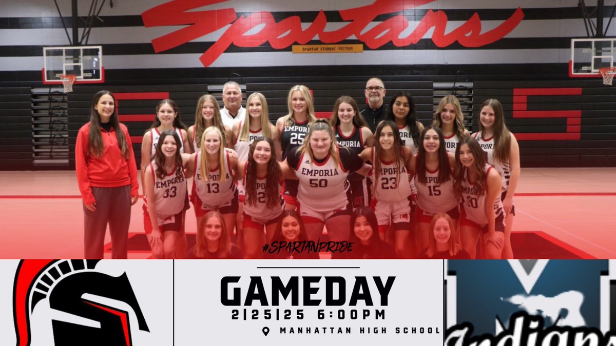EhighAthletics's tweet photo. Good luck to our girls’ basketball team as they travel to Manhattan tonight! Play tough and bring home the win! #GoEHS #SpartanPride https://t.co/DVRNpzvw6Q
