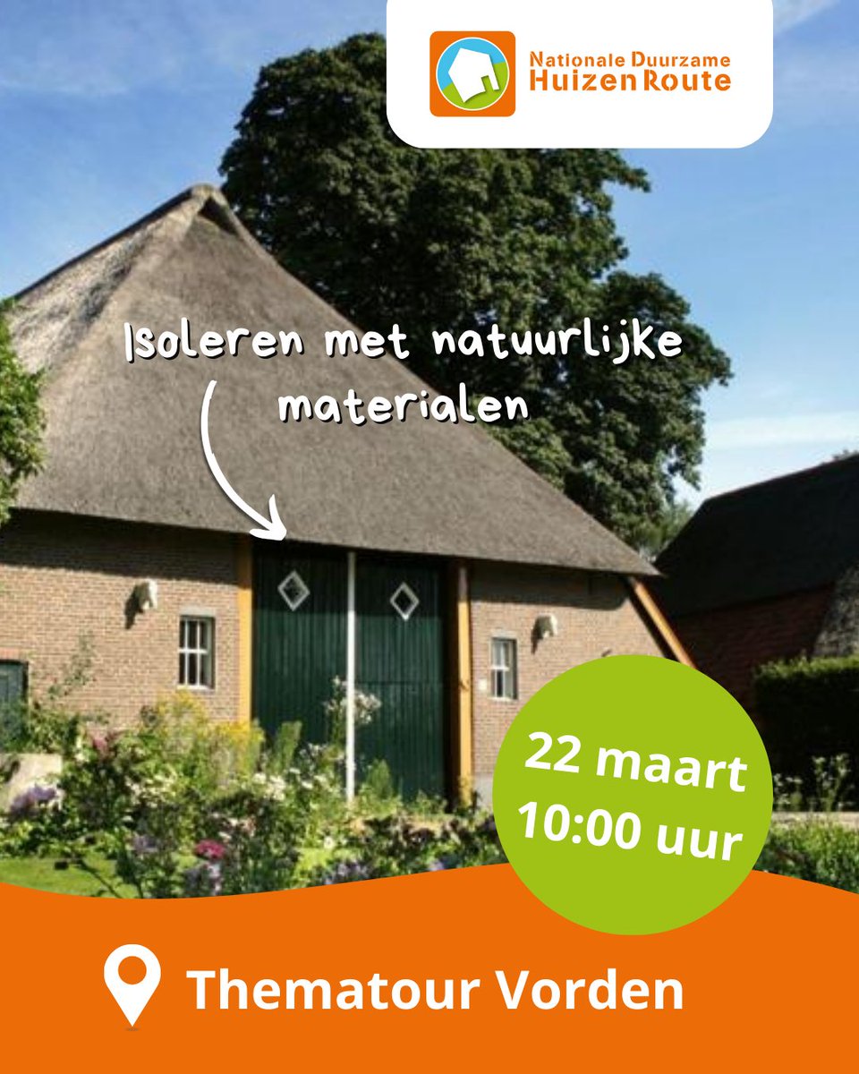 Nationale Duurzame Huizen Route tweet media