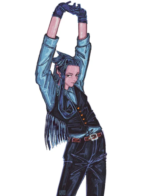 姿勢がいいナベリウス・ナルニアめっちゃいい#魔入間 